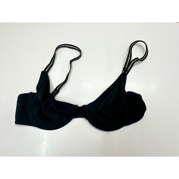 Nicole by Nicole Miller Womens Bra Size 36B Black Underwired Unpadded - Picture 1 of 6